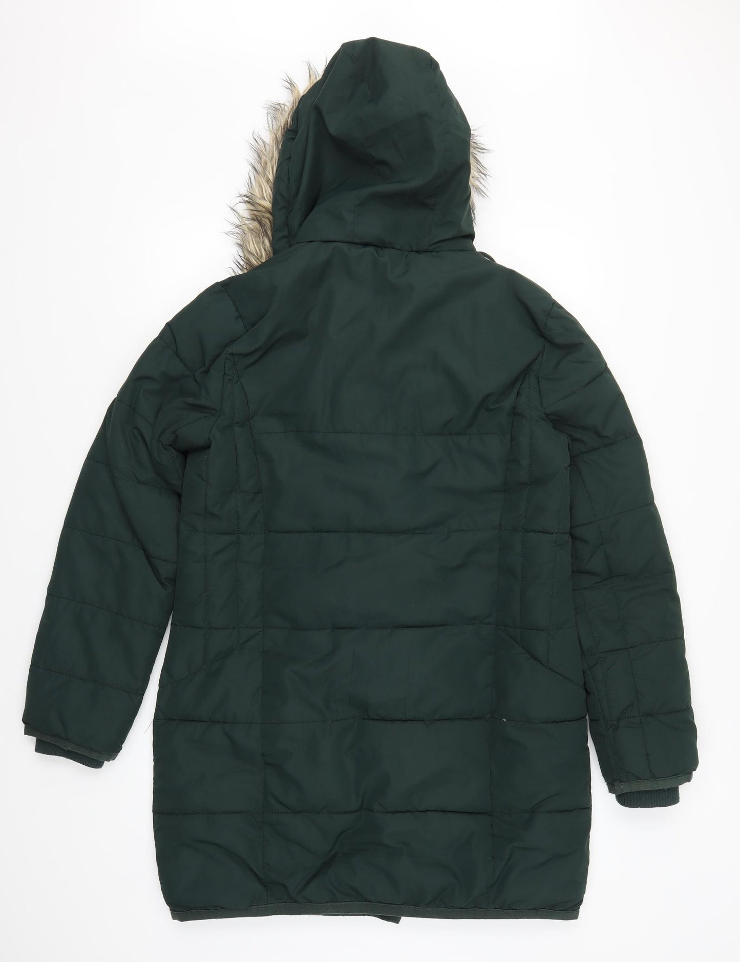 Dorothy Perkins Womens Green   Parka Coat Size 14