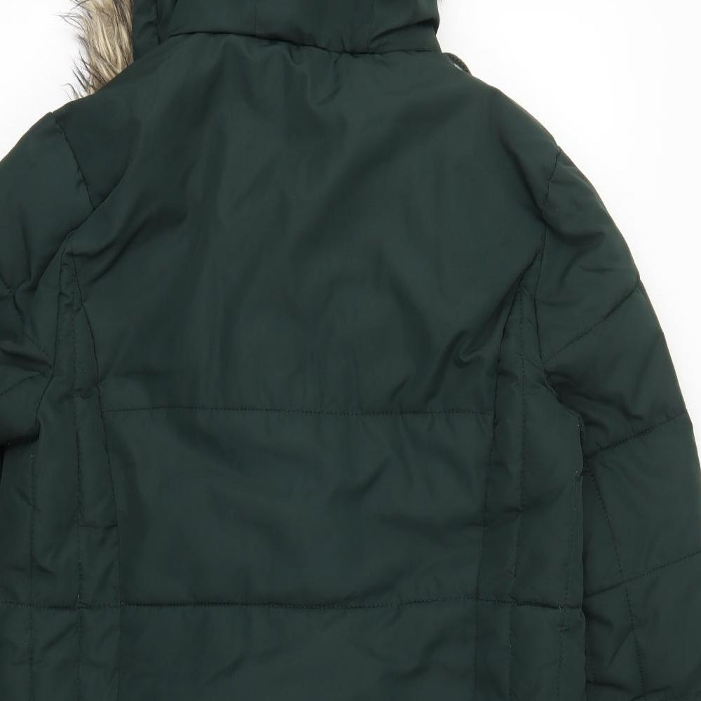 Dorothy Perkins Womens Green   Parka Coat Size 14