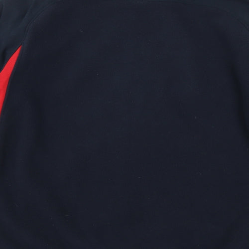 Nike Mens Blue  Fleece Jacket  Size M  - Red