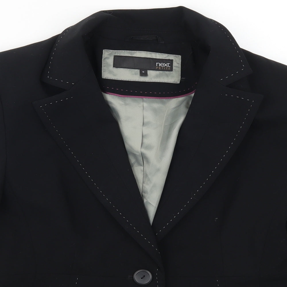 NEXT Womens Black   Jacket Suit Jacket Size 16