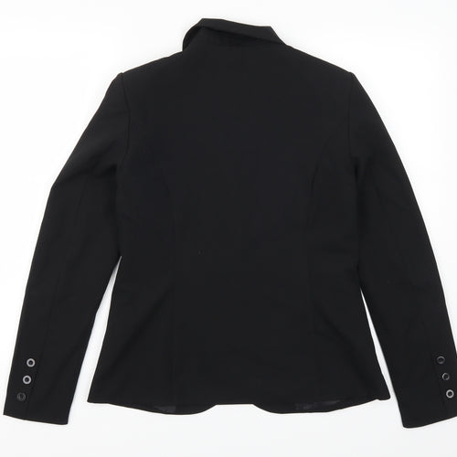 Fransa Womens Black   Jacket Suit Jacket Size 8