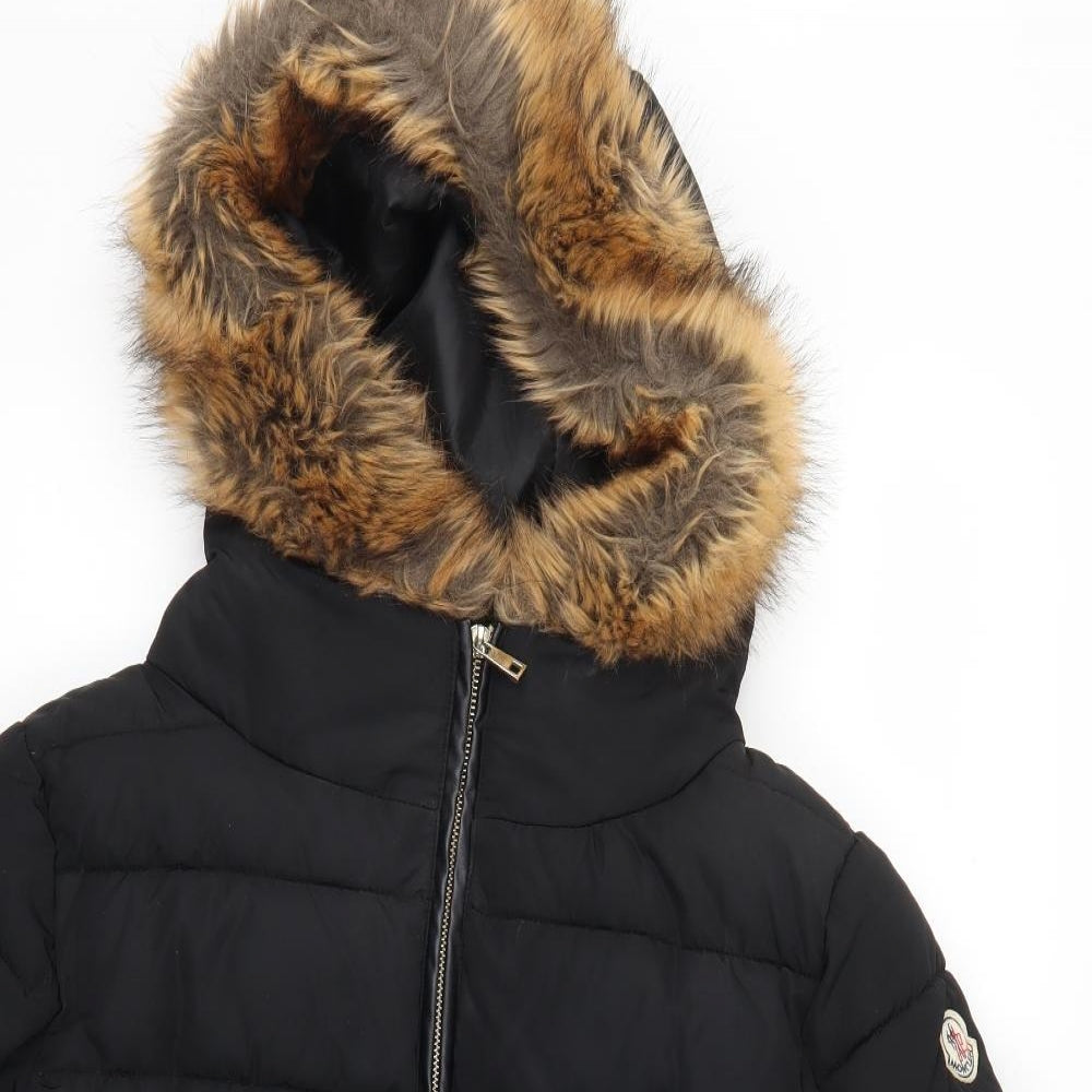 Parisian Womens Black   Quilted Coat Size 12