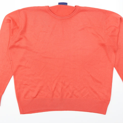 Paoluc Womens Pink   Pullover Jumper Size L