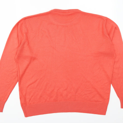 Paoluc Womens Pink   Pullover Jumper Size L