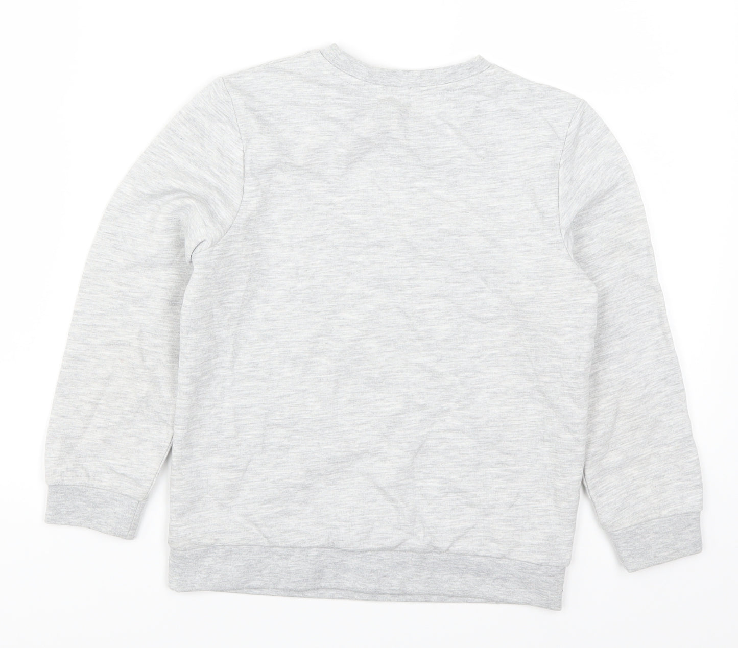 Lily & Dan Girls Grey   Pullover Sweatshirt Size 7-8 Years  - Dreams Can Come True