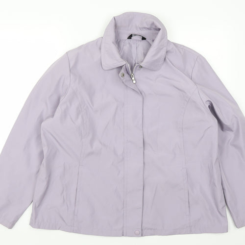 Bonmarché Womens Purple   Jacket Coat Size L