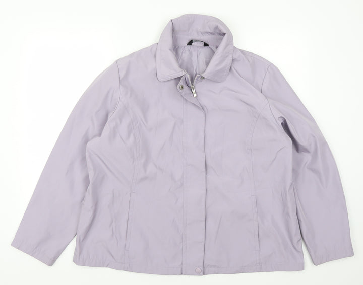 Bonmarché Womens Purple   Jacket Coat Size L