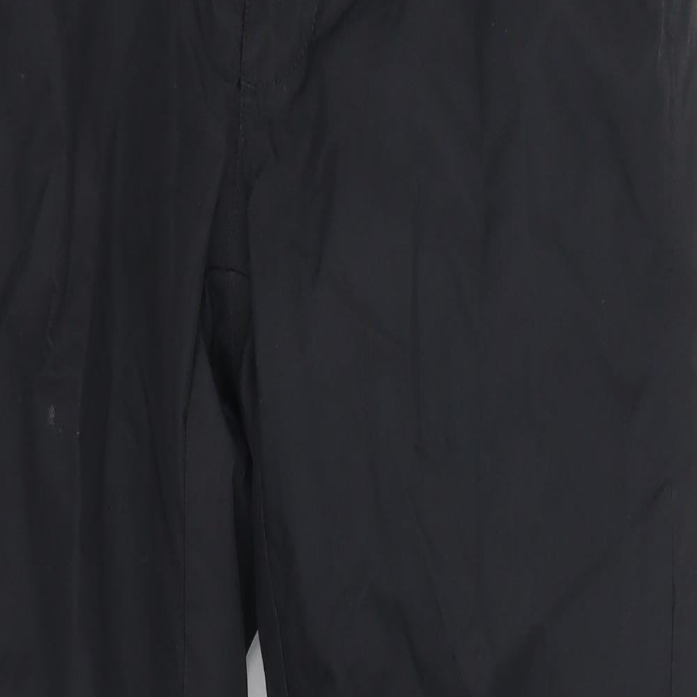H&M Womens Black   Rain Trousers Trousers Size 10