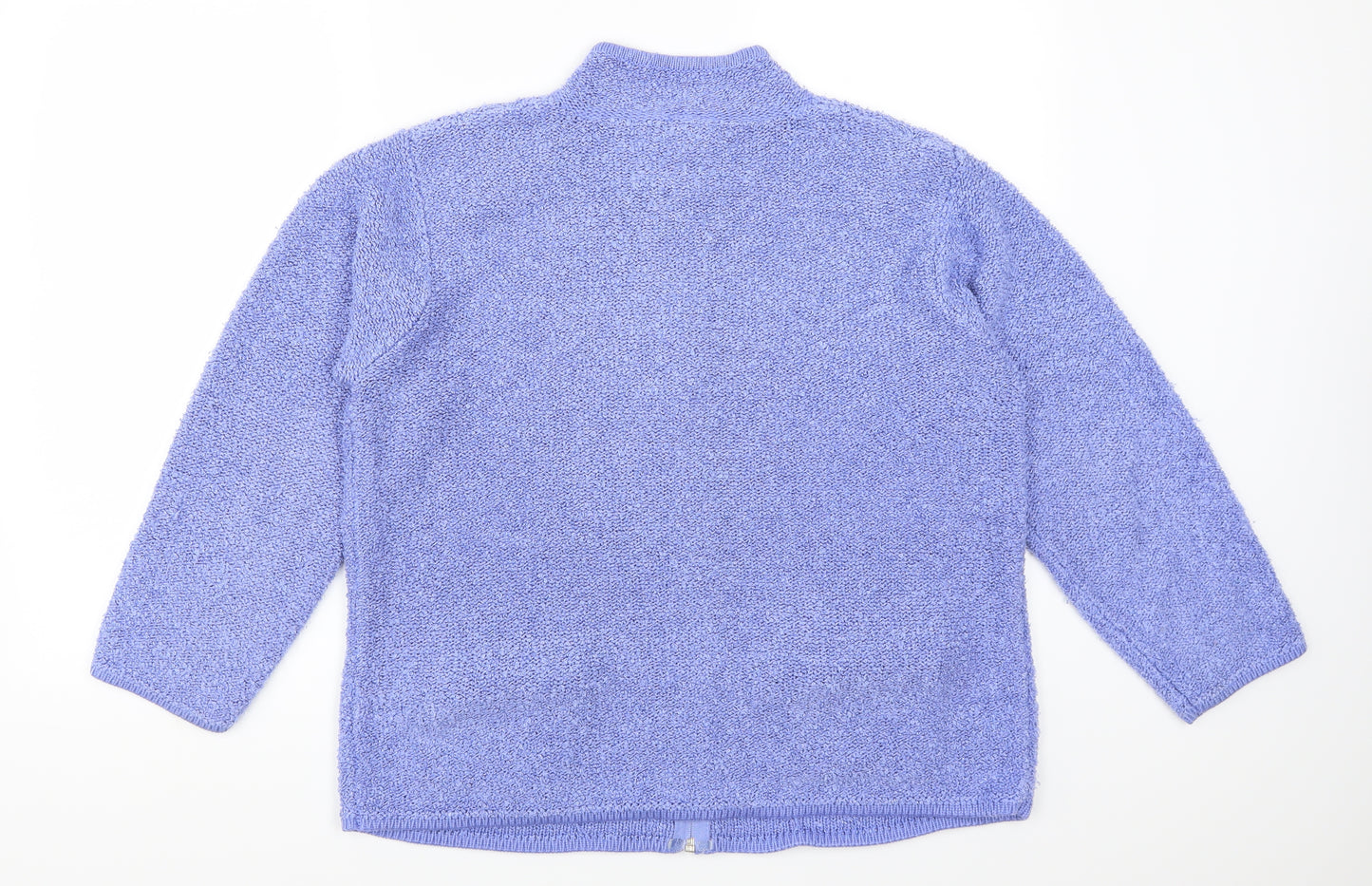 Poppy Womens Blue   Cardigan Jumper Size 16