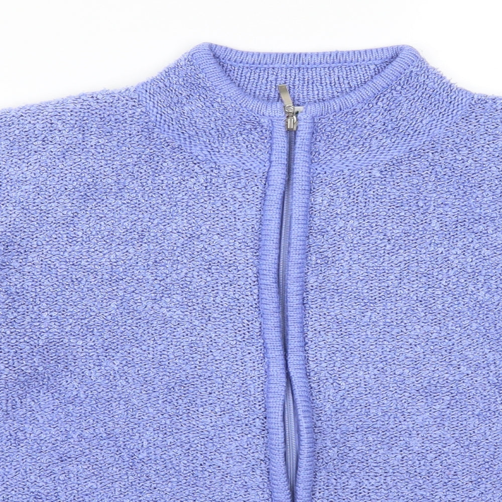 Poppy Womens Blue   Cardigan Jumper Size 16
