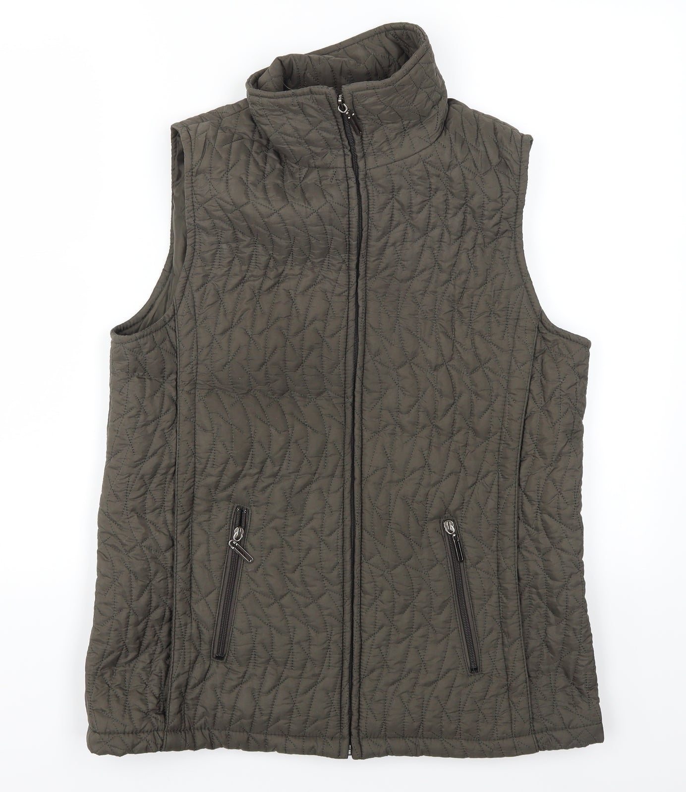 Alexara Womens Green   Gilet Coat Size 14