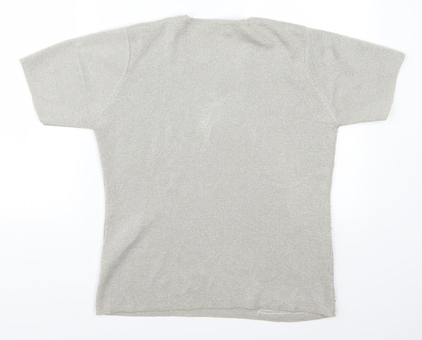 Mica Womens Grey   Basic T-Shirt Size 12