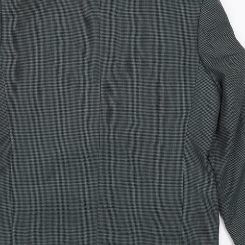 Debenham & Freebody Mens Green Check  Jacket Suit Jacket Size 42
