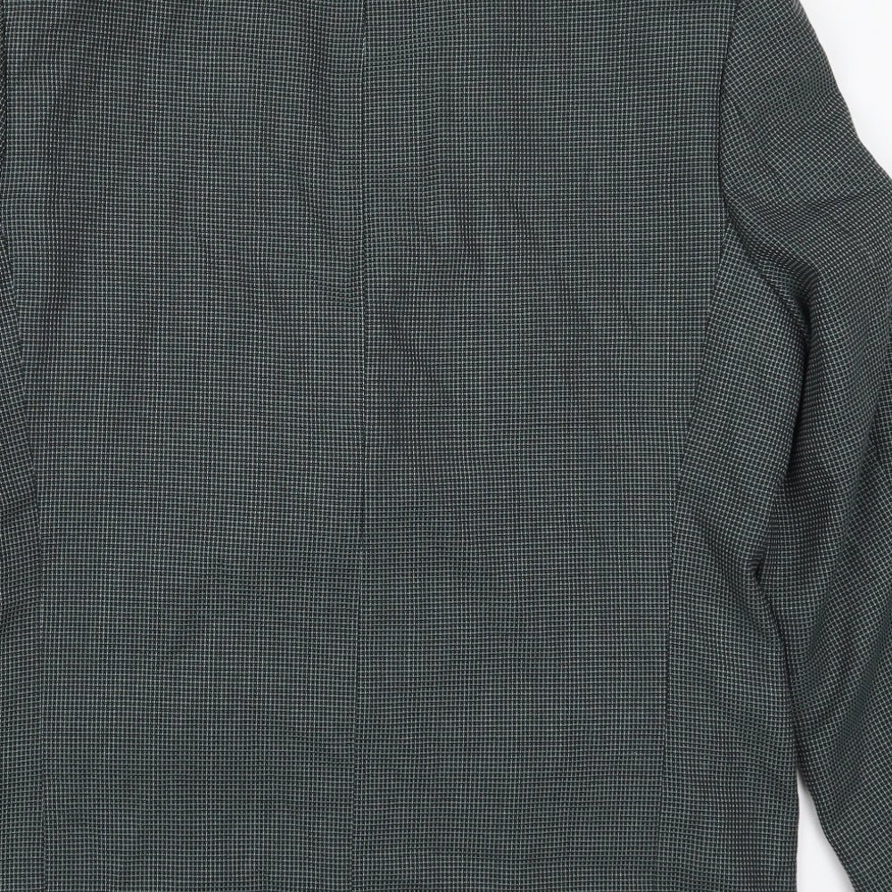 Debenham & Freebody Mens Green Check  Jacket Suit Jacket Size 42