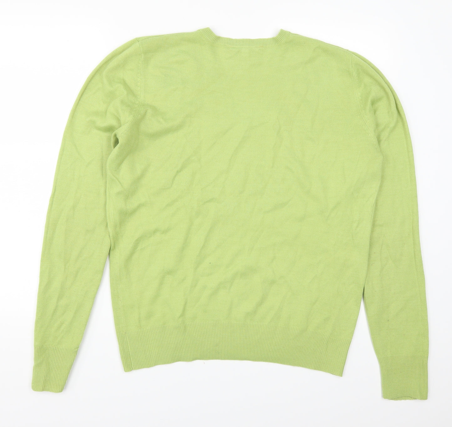 Janique Womens Green   Pullover Jumper Size 14