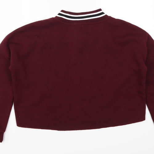 Primark Womens Red   Pullover Sweatshirt Size 6  - Brooklyn New York