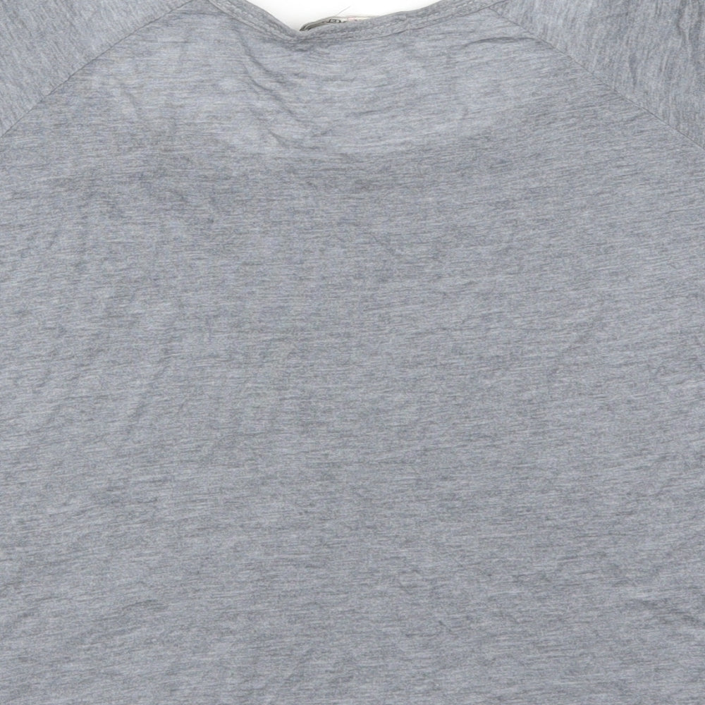 Brandy Melville Womens Grey   Basic T-Shirt One Size