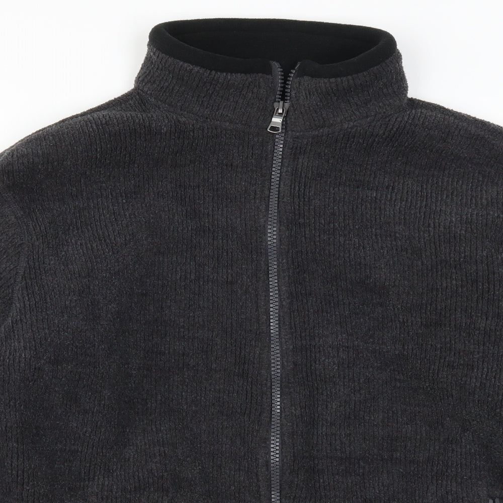 F&F Mens Grey  Fleece Jacket  Size XL