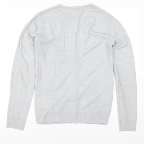 Marks and Spencer Womens Grey   Cardigan Jumper Size 8