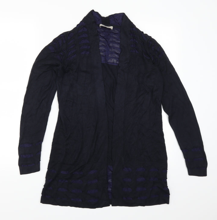 Per Una Womens Blue Cardigan Jumper Size 8