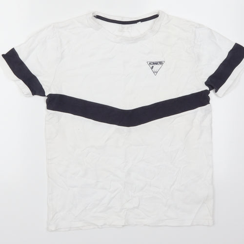 NEXT Boys White   Basic T-Shirt Size 13 Years  - #Connected