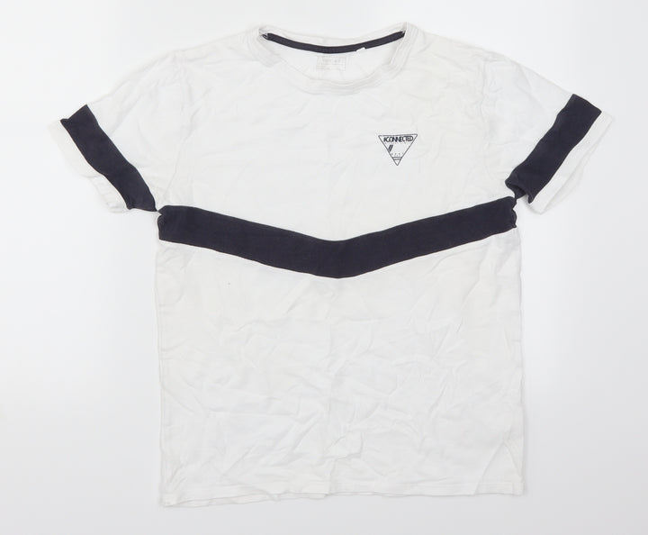 NEXT Boys White Basic T-Shirt Size 13 Years - #Connected