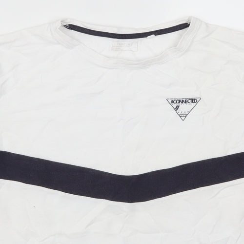NEXT Boys White   Basic T-Shirt Size 13 Years  - #Connected