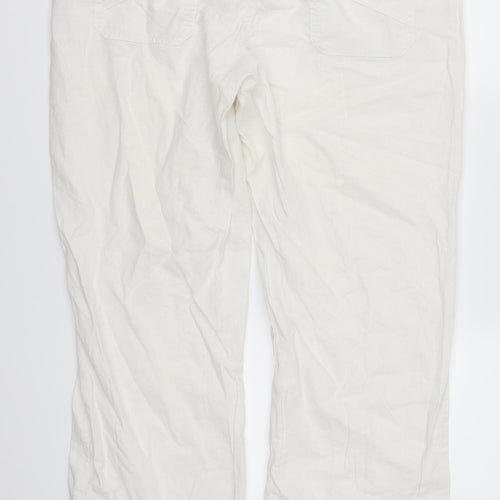 Wallis Womens White   Trousers  Size 16 L30 in