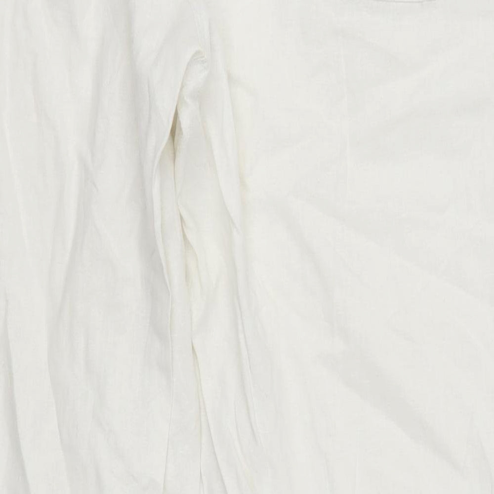 Wallis Womens White   Trousers  Size 16 L30 in
