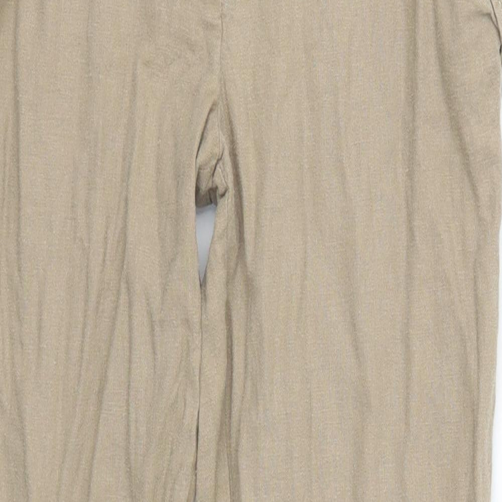 New Look Womens Beige   Trousers  Size 8 L28 in
