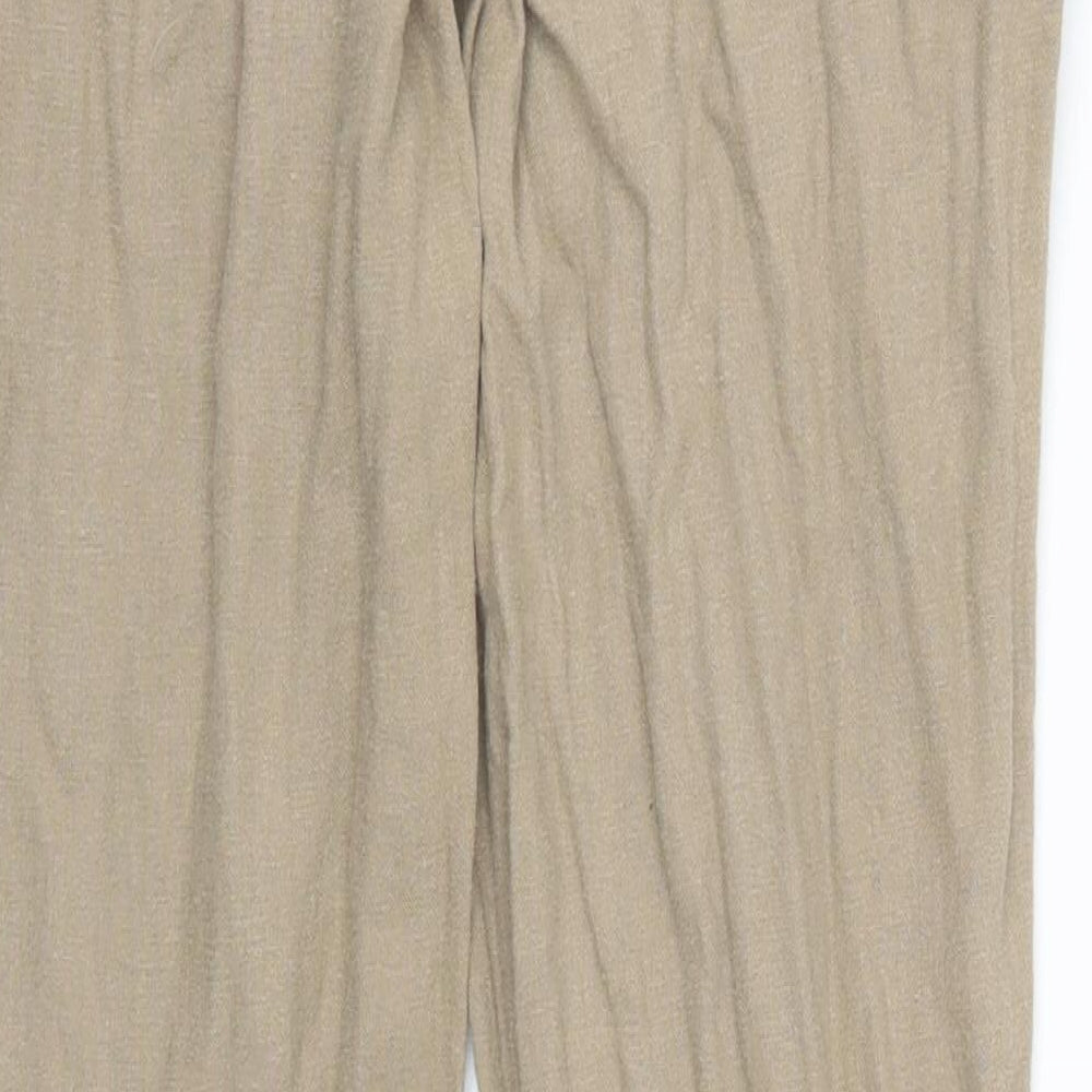 New Look Womens Beige   Trousers  Size 8 L28 in