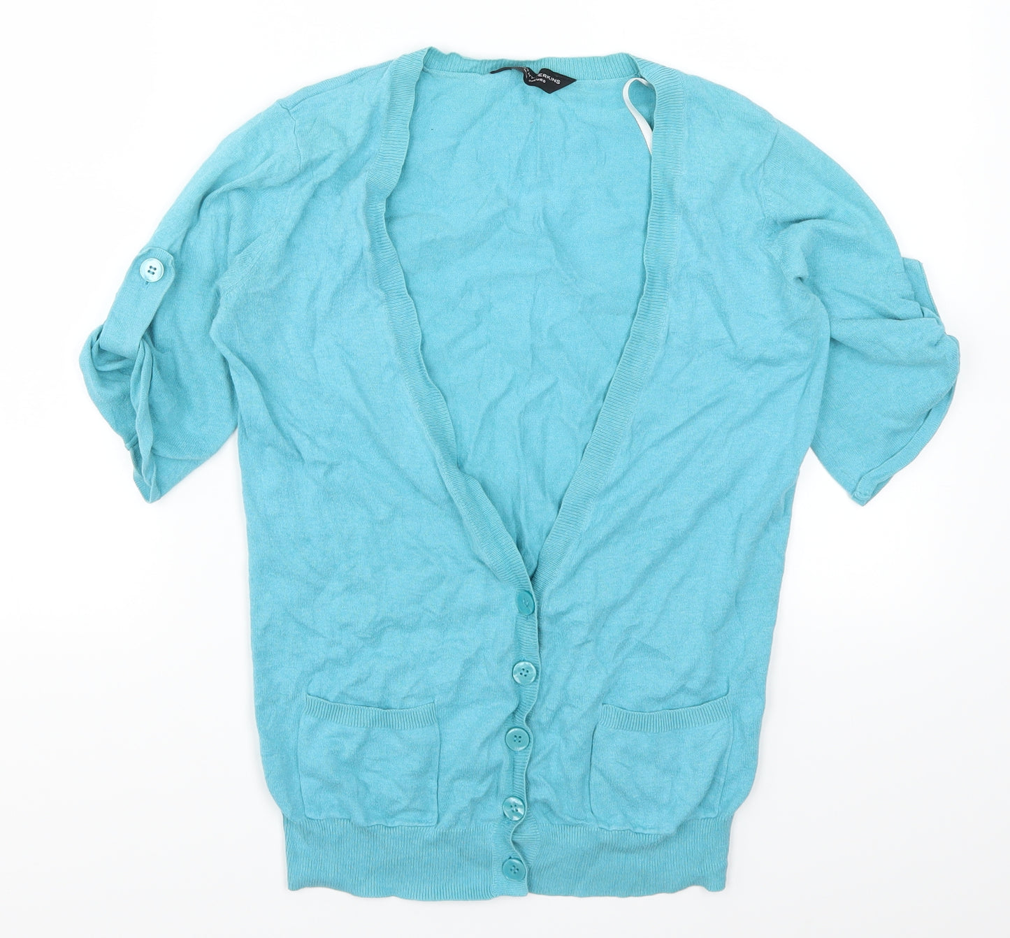 Dorothy Perkins Womens Blue   Cardigan Jumper Size 10