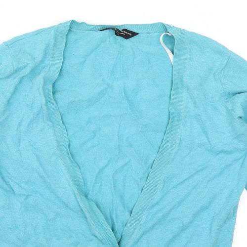 Dorothy Perkins Womens Blue   Cardigan Jumper Size 10