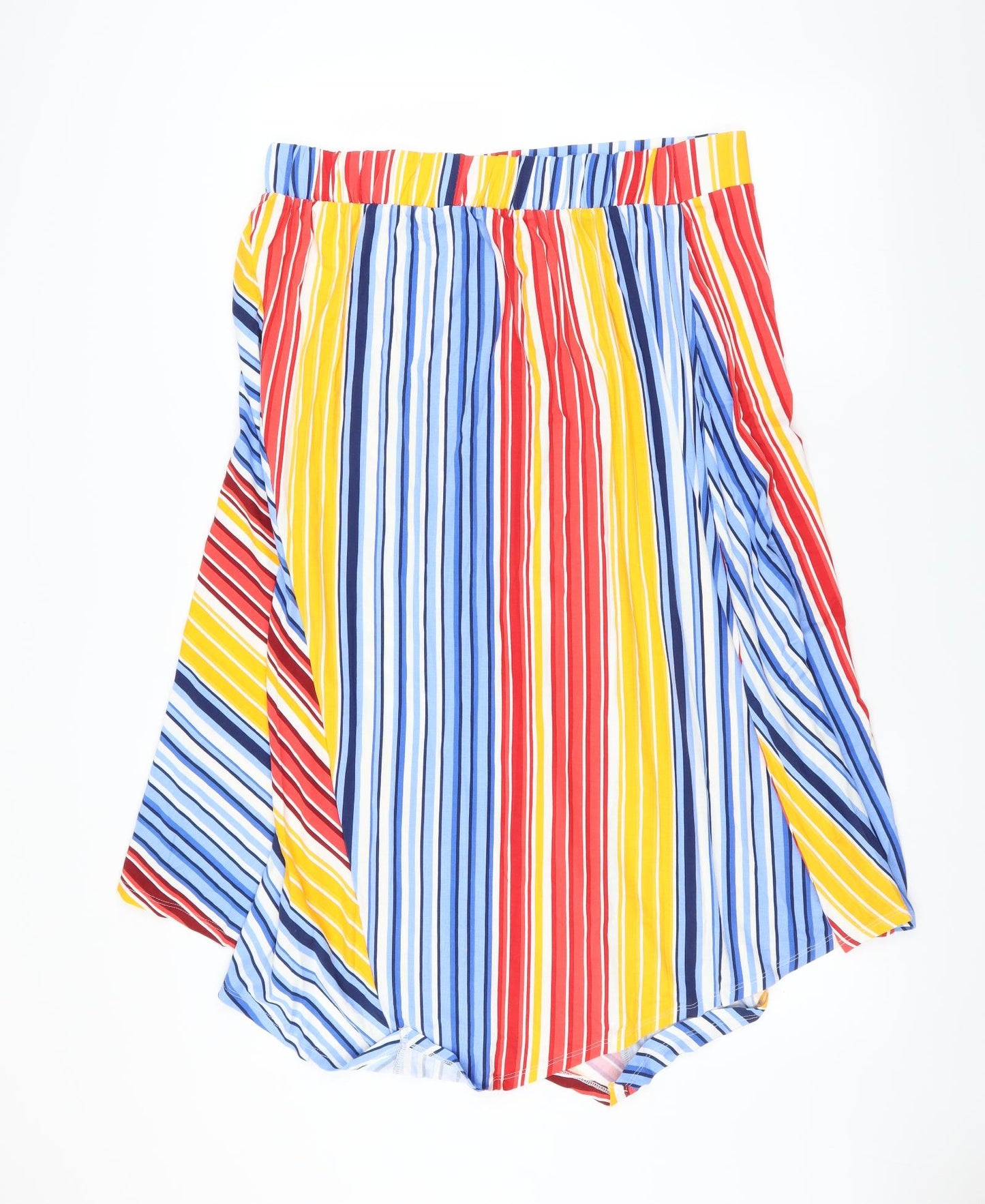 Sainsburys Womens Multicoloured Striped  A-Line Skirt Size 14