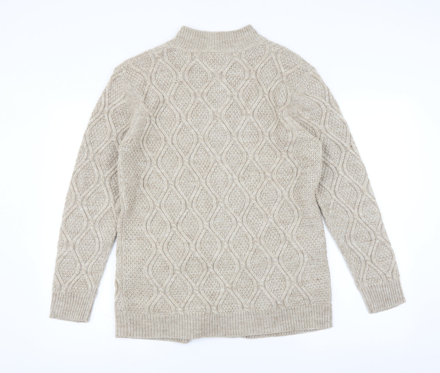 Damart Womens Beige   Cardigan Jumper Size 14