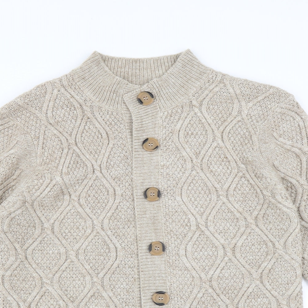 Damart Womens Beige   Cardigan Jumper Size 14