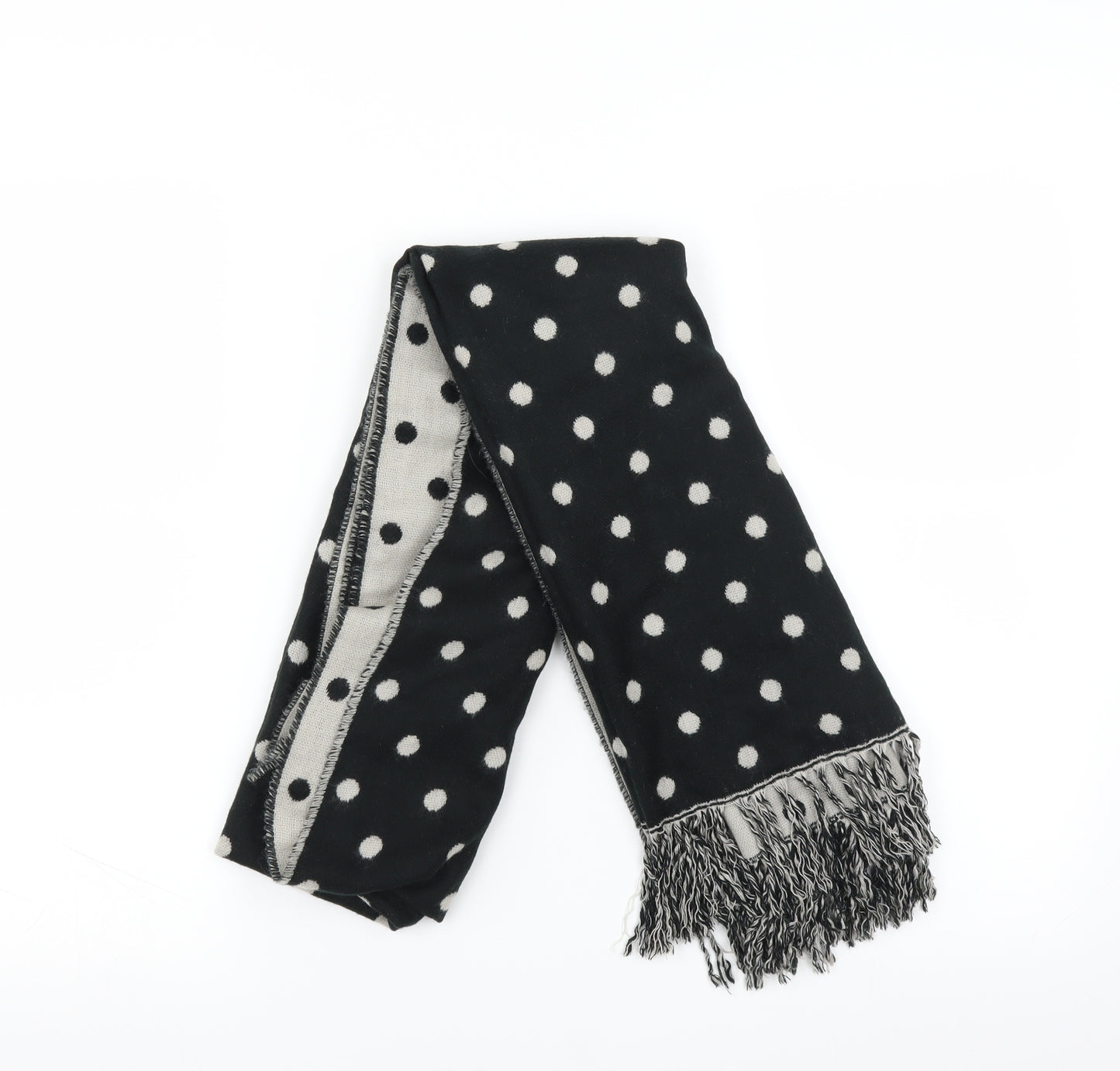 Accessorize Womens Black Polka Dot   Scarf