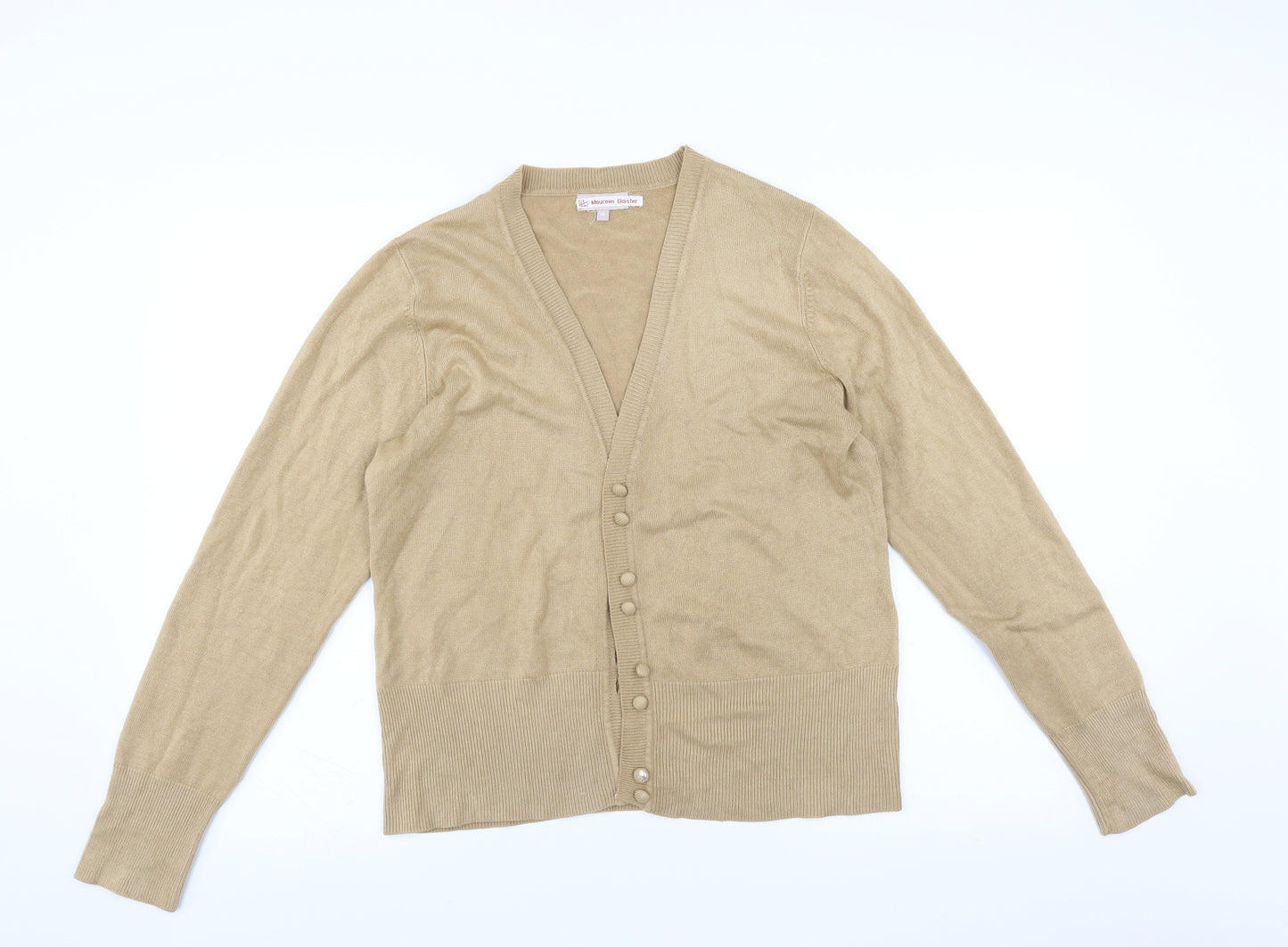 Soon Womens Beige   Cardigan Jumper Size 16