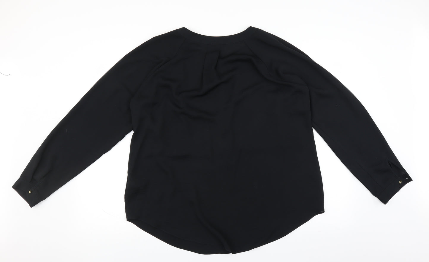 Marks and Spencer Womens Black   Basic T-Shirt Size 16