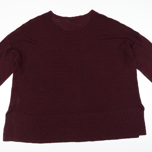 Yours Womens Purple   Pullover Jumper Size 26