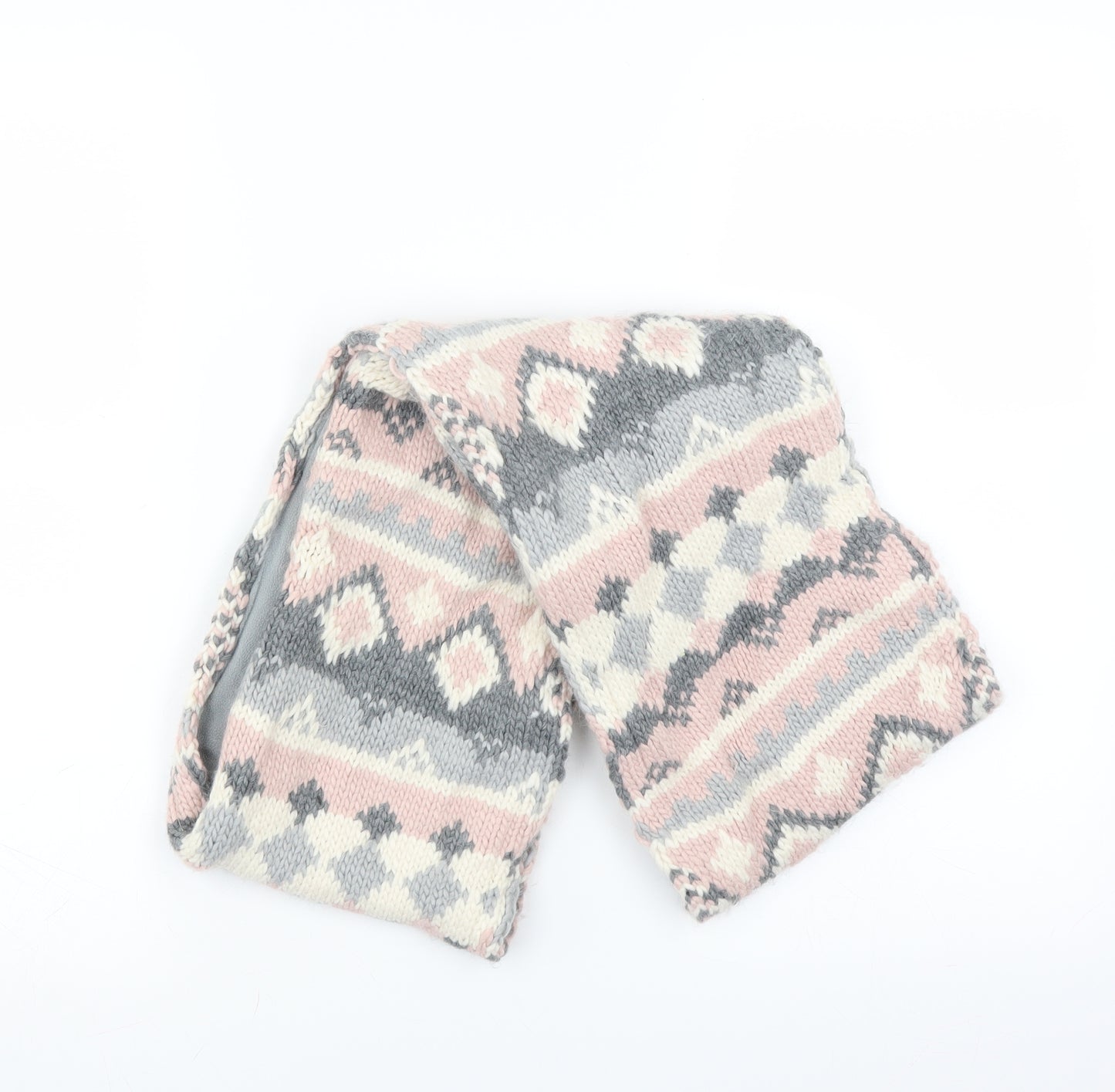 Mantaray Womens Pink Geometric   Scarf   - loop scarf