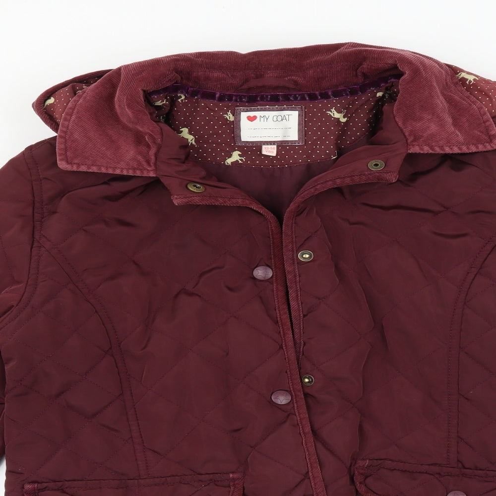 Marks and Spencer Girls Purple   Jacket  Size 13-14 Years