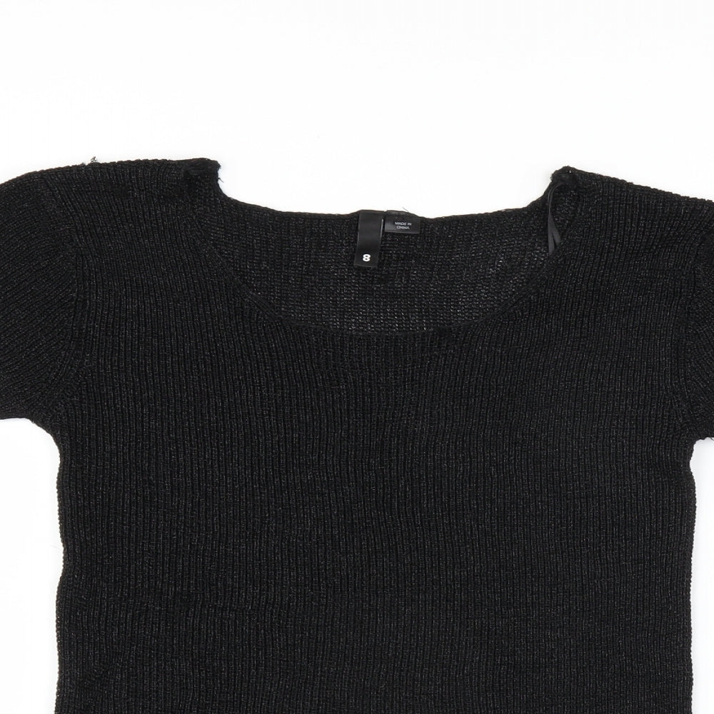 Divided by H&M Womens Black   Pullover Jumper Size 8