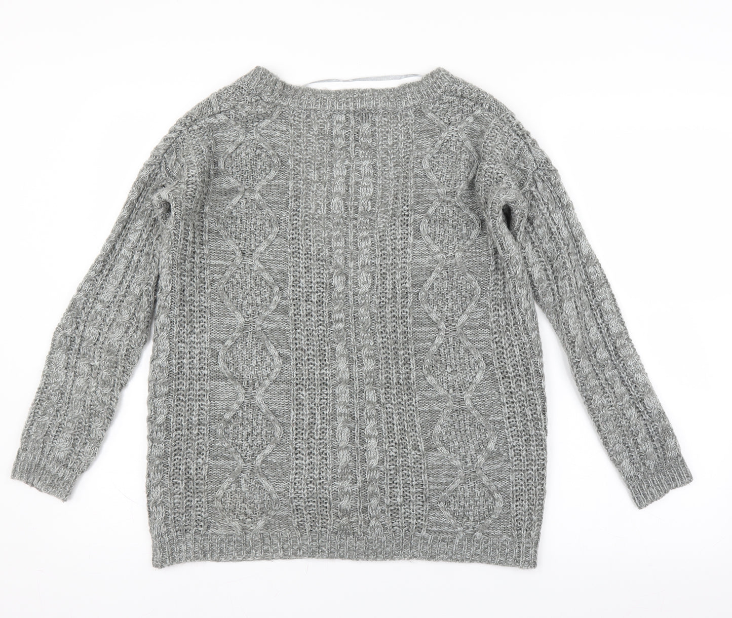 Primark Womens Grey   Cardigan Jumper Size 8