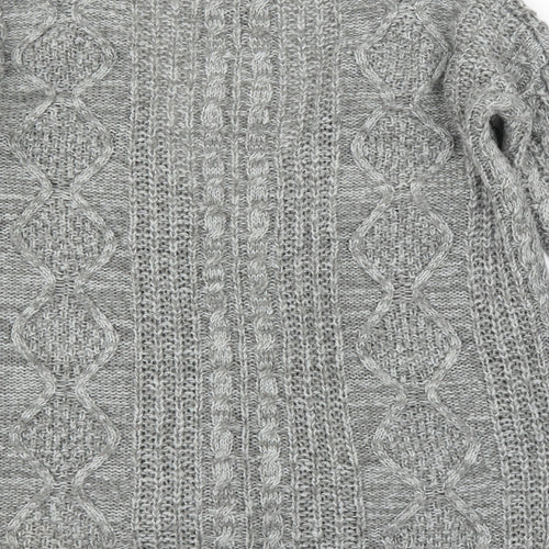 Primark Womens Grey   Cardigan Jumper Size 8