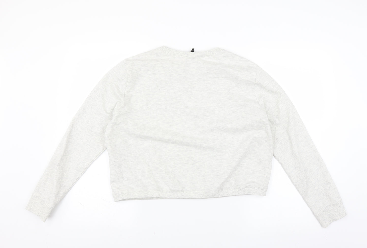 Divided by H&M Womens White   Pullover Sweatshirt Size L  - New York