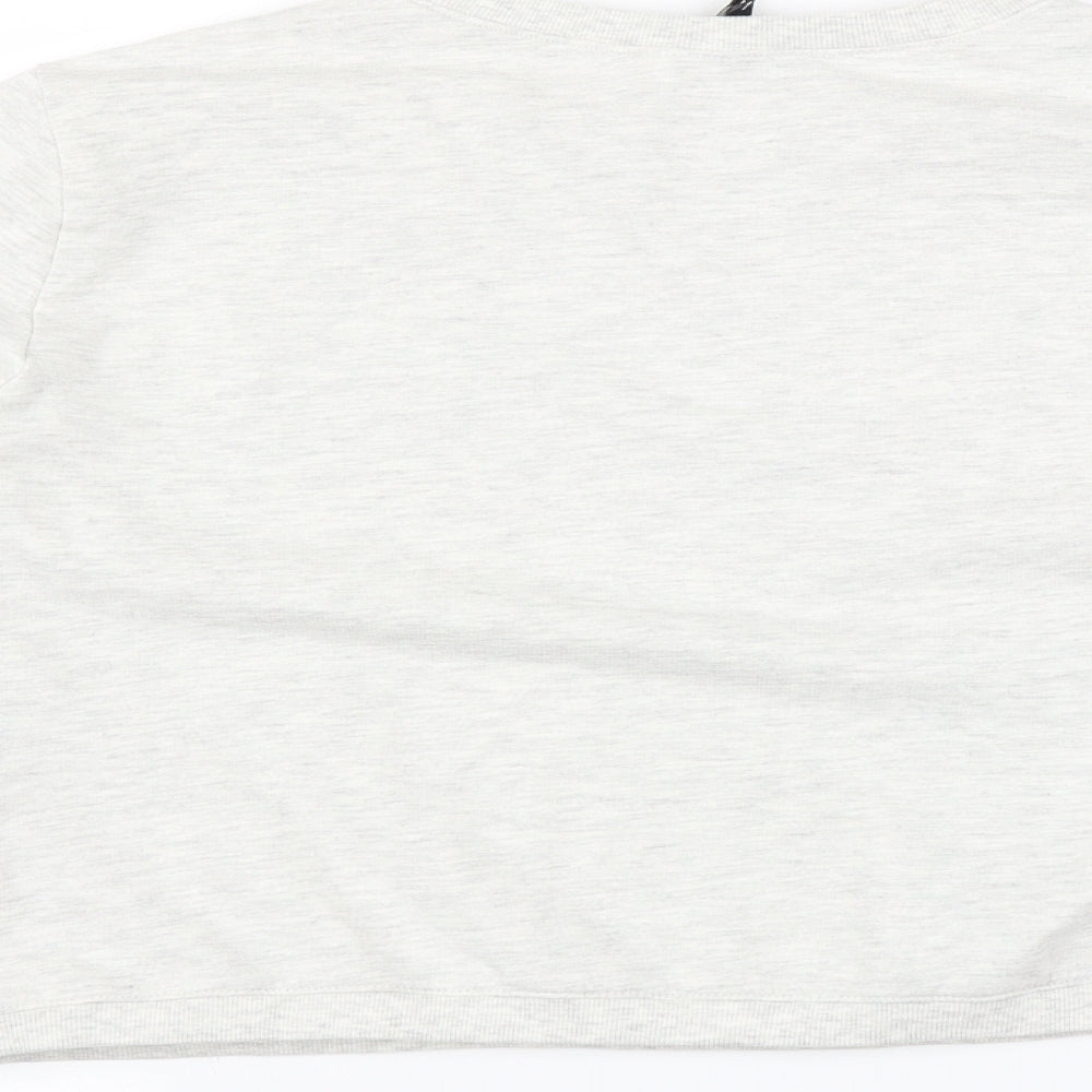 Divided by H&M Womens White   Pullover Sweatshirt Size L  - New York