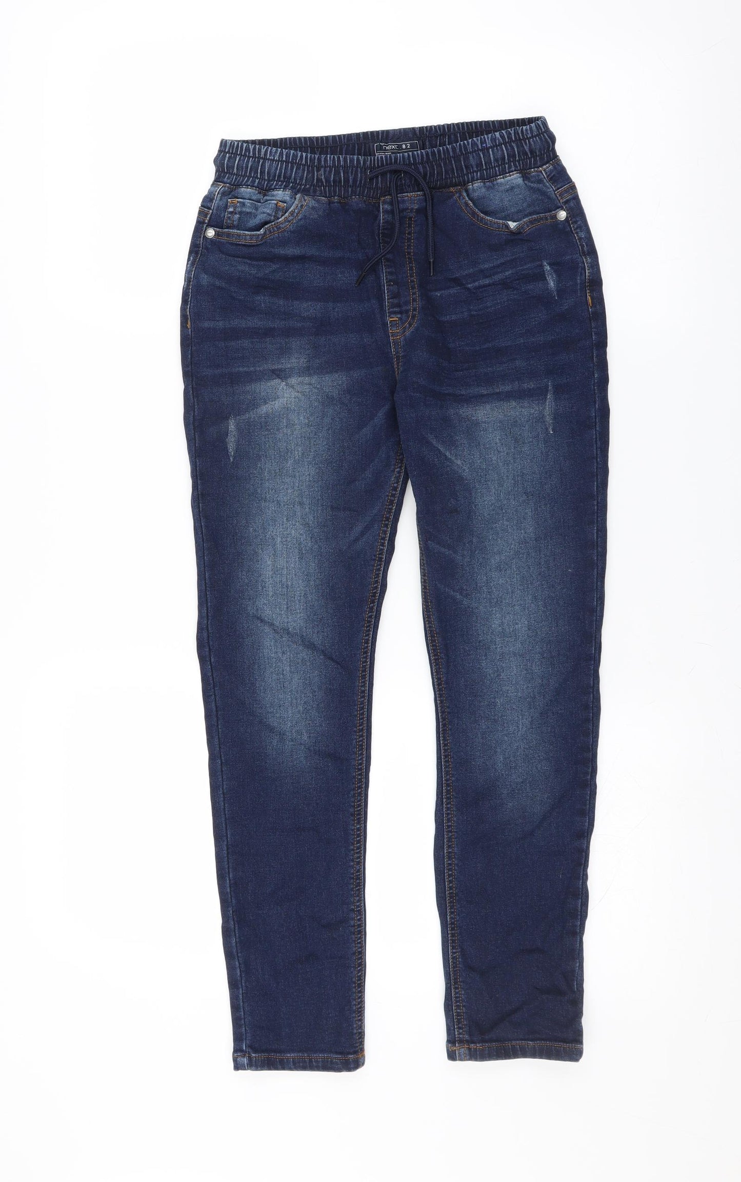 NEXT Boys Blue  Denim Straight Jeans Size 11 Years - jogger style distressed