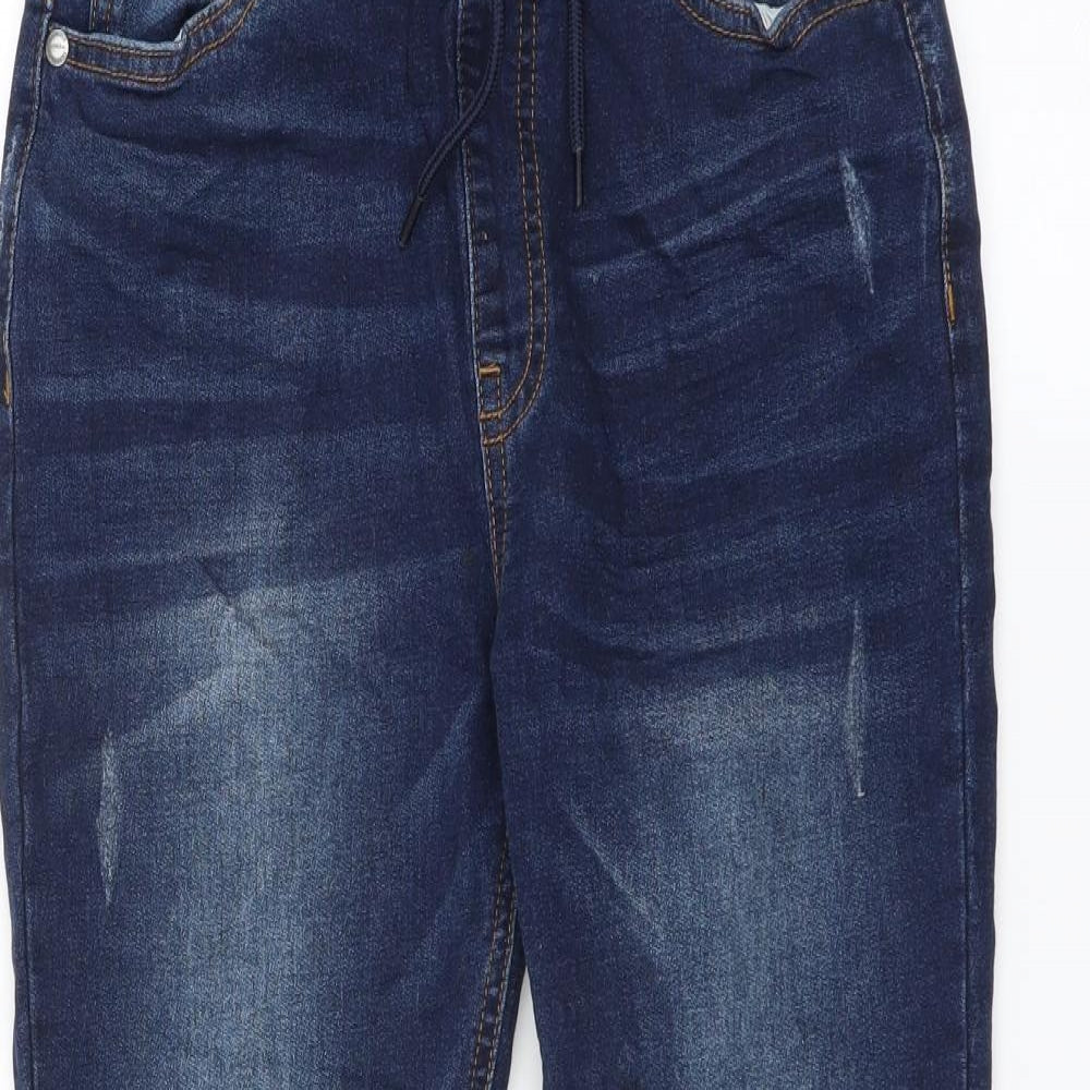 NEXT Boys Blue  Denim Straight Jeans Size 11 Years - jogger style distressed