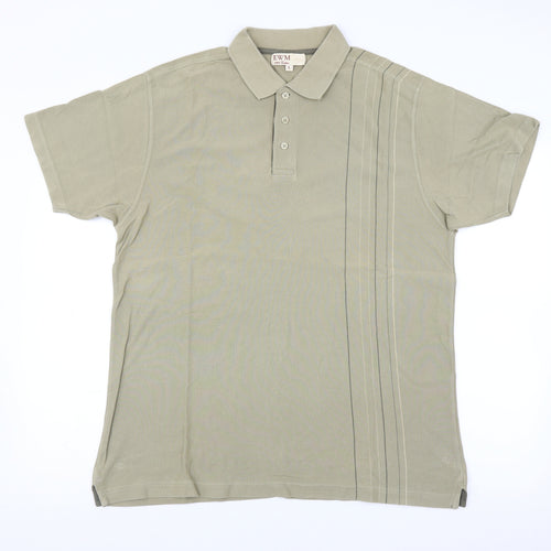 EWM Mens Green    Polo Size L